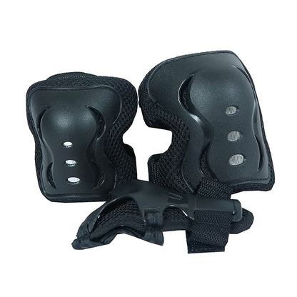 Kamachi PE-33 (3in1) Skating Protection Equipment Set (Black) - InstaSport