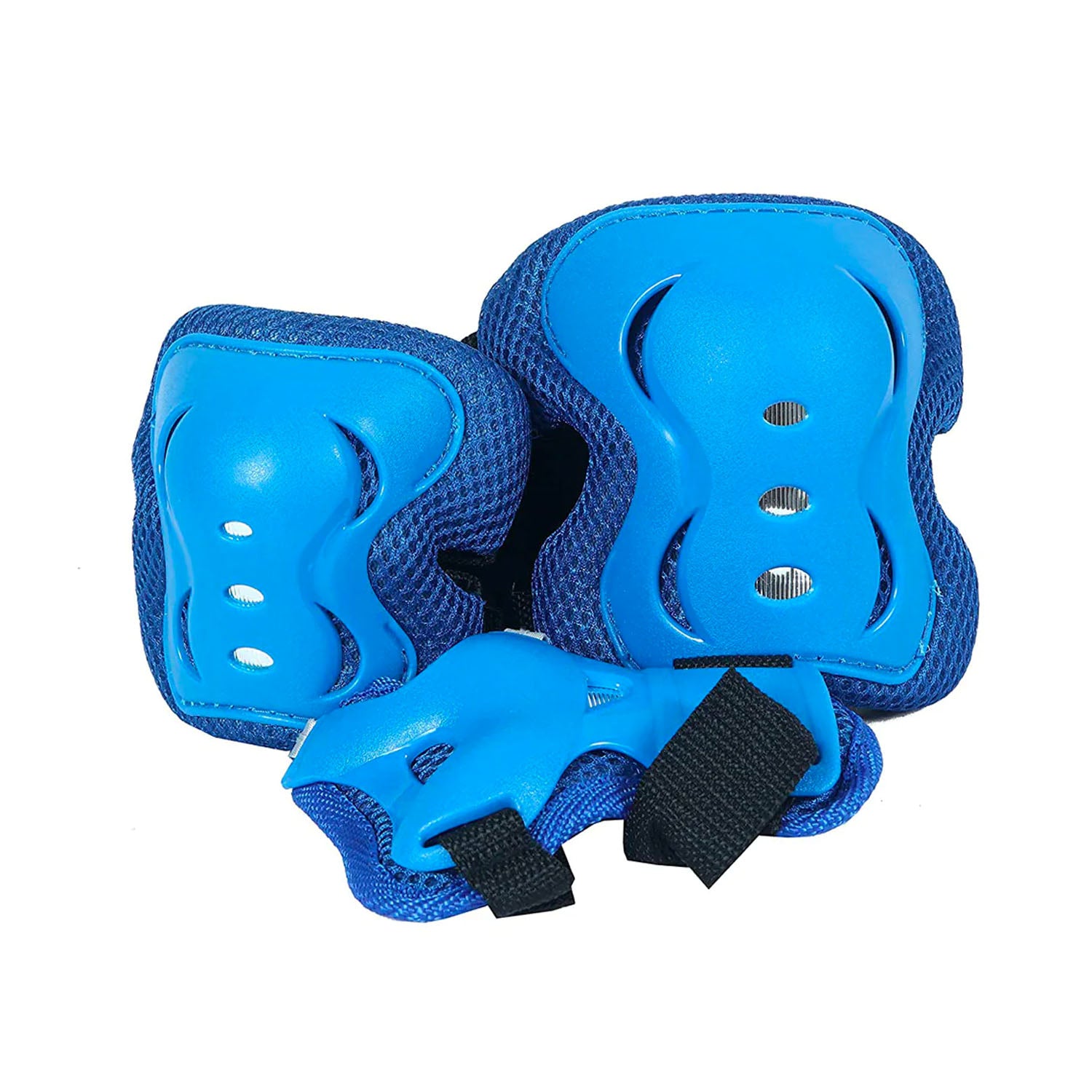 Kamachi PE-33 (3in1) Skating Protection Equipment Set (Blue) - InstaSport