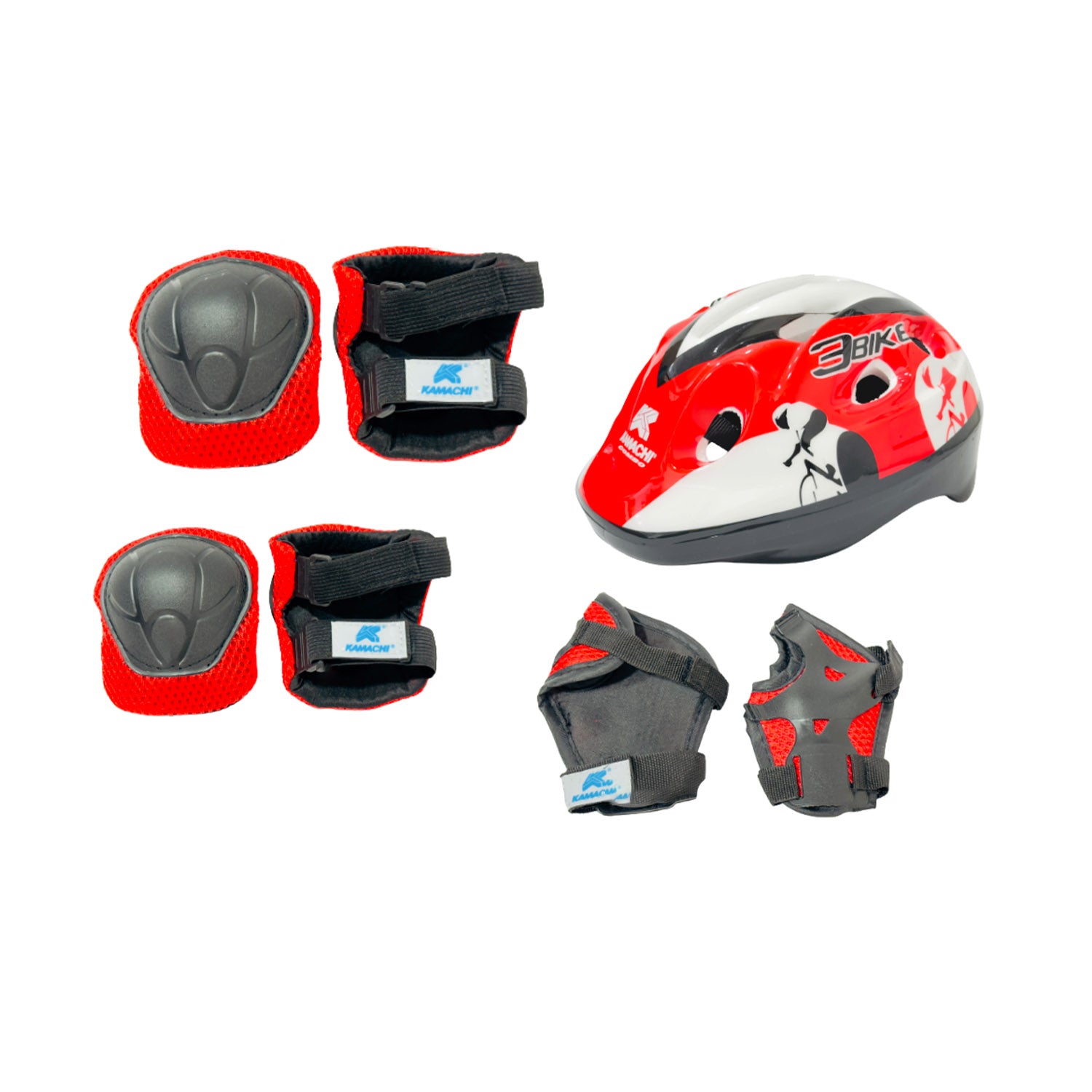 Kamachi PE-44 (4in1) Skating Protection Equipment Set - InstaSport