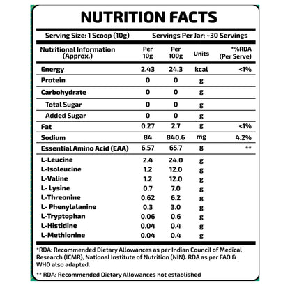 Scitron Nitro Series EAA 9 Essential Amino Acids - (Pineapple Strawberry) - InstaSport