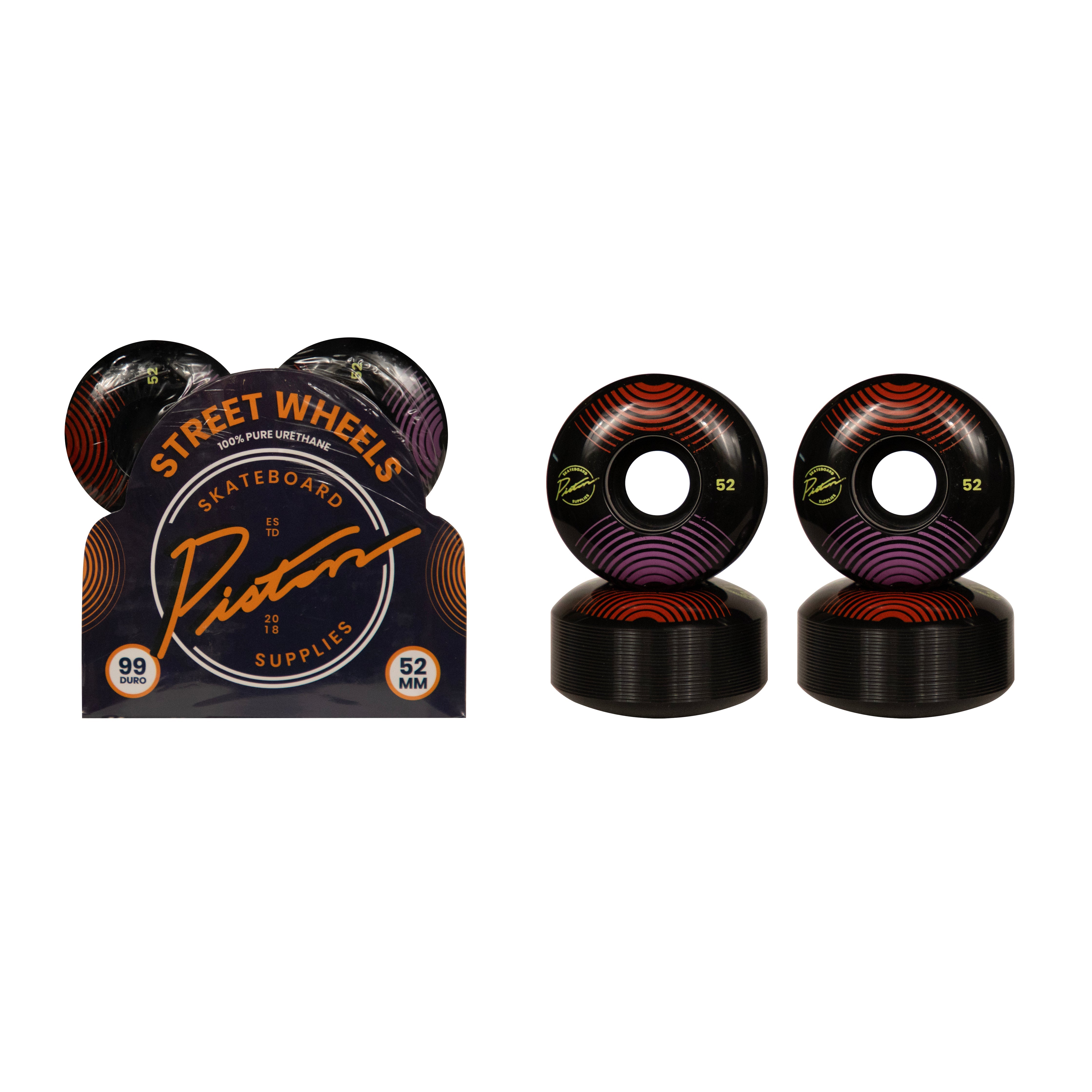 Piston Skateboard Wheels 54mm/Echo - InstaSport