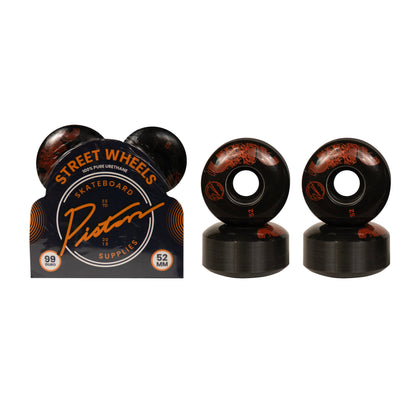 Piston Skateboard Wheels 54mm/Dragon - InstaSport