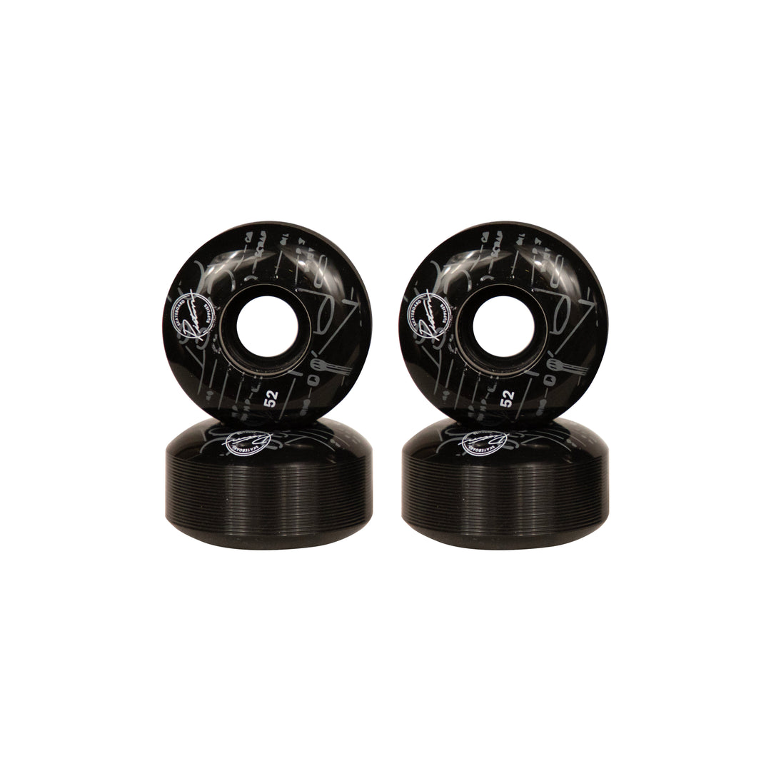 Piston Skateboard Wheels 54mm/Diagram