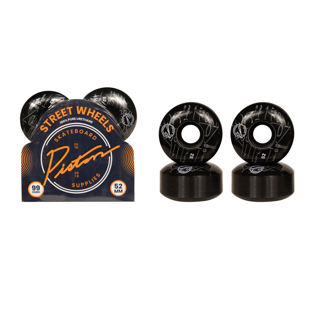 Piston Skateboard Wheels 54mm/Diagram