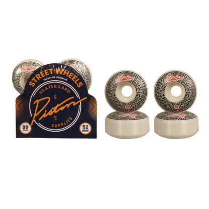 Piston Skateboard Wheels 54mm/Maze - InstaSport