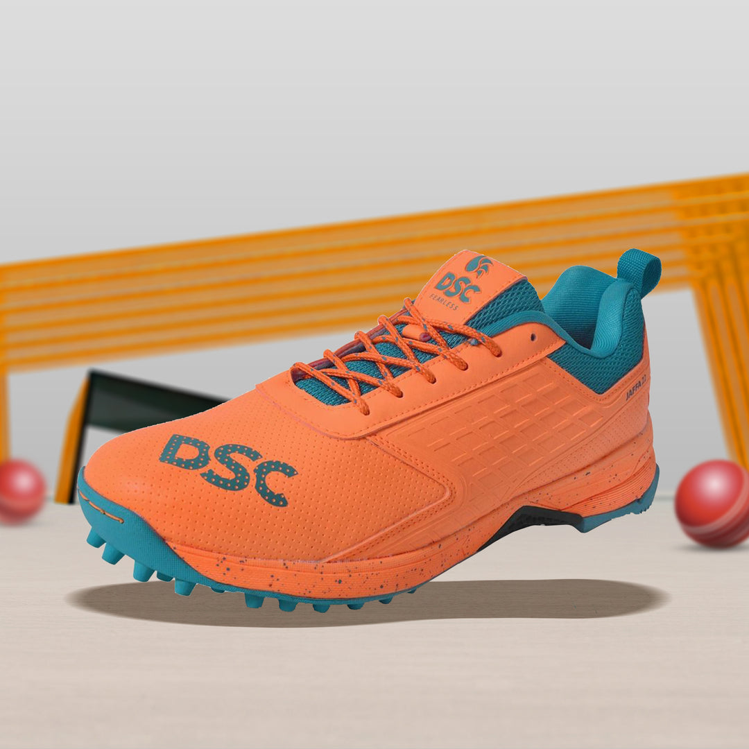 DSC Jaffa 22 Cricket Spike Shoes - Orange