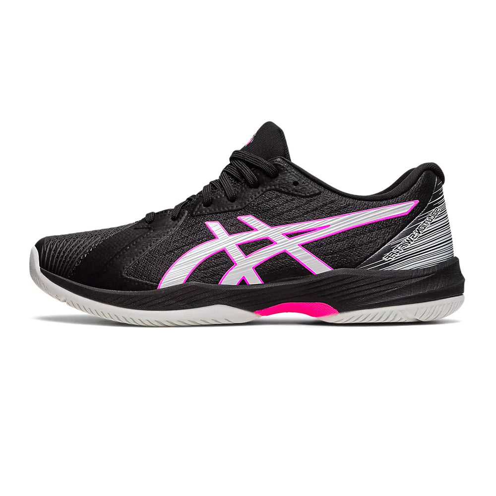 Asics Solution Swift FF Tennis Shoes (Black/Hot Pink) - InstaSport