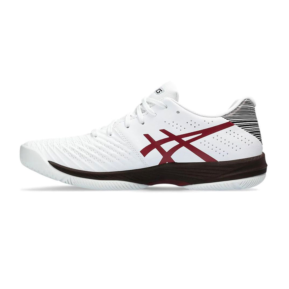 Asics Solution Swift FF Tennis Shoes (White/Antique Red) - InstaSport