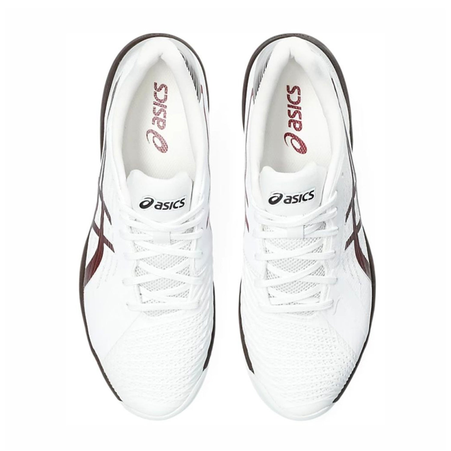 Asics Solution Swift FF Tennis Shoes (White/Antique Red) - InstaSport