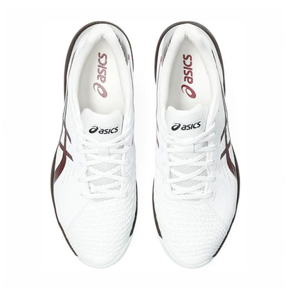 Asics Solution Swift FF Tennis Shoes (White/Antique Red) - InstaSport