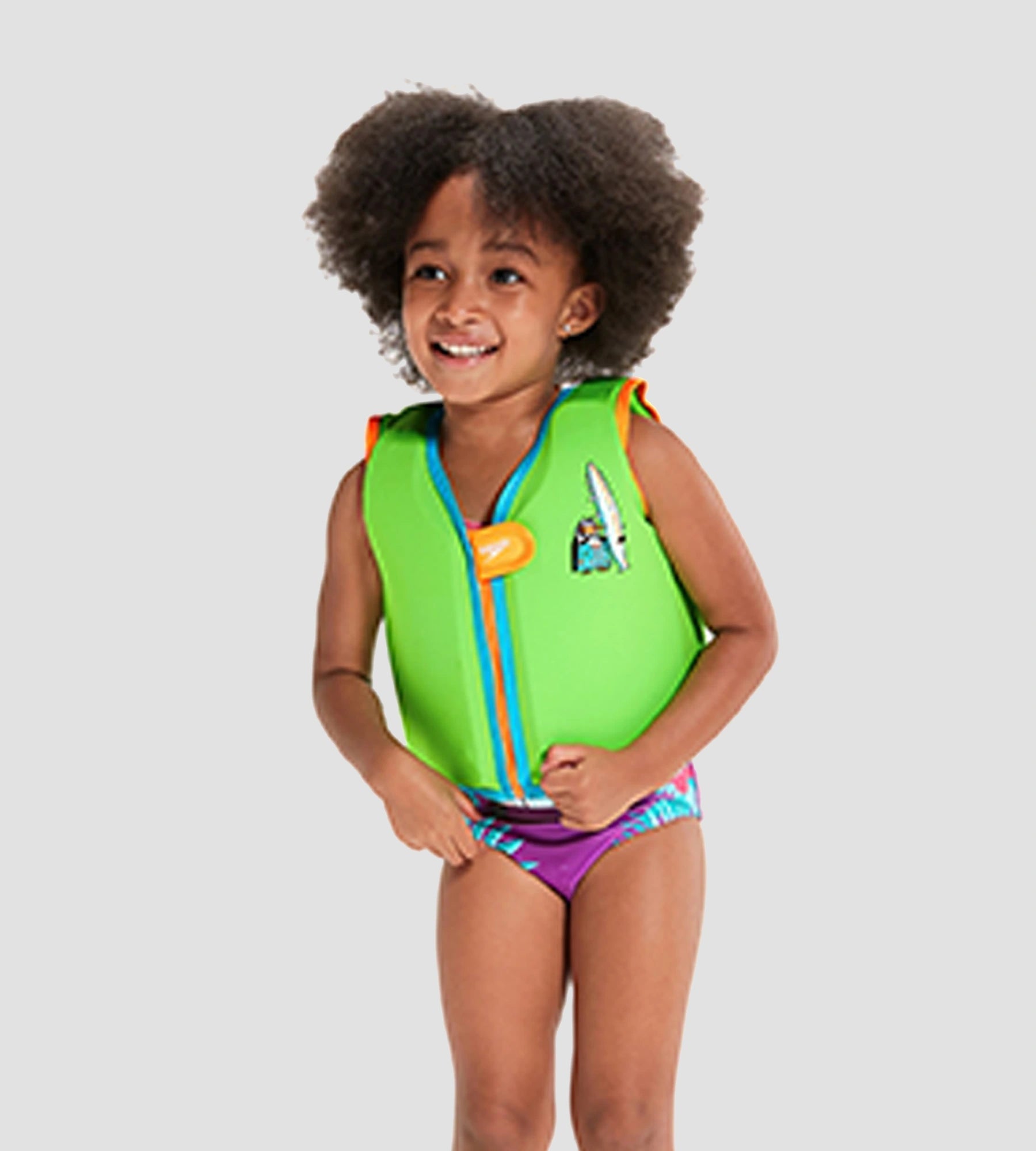 Speedo Chima Penguin Print Swim Confidence Float Vest For Tot's - Green & Blue | Buy Float Vest Online in India – InstaSport