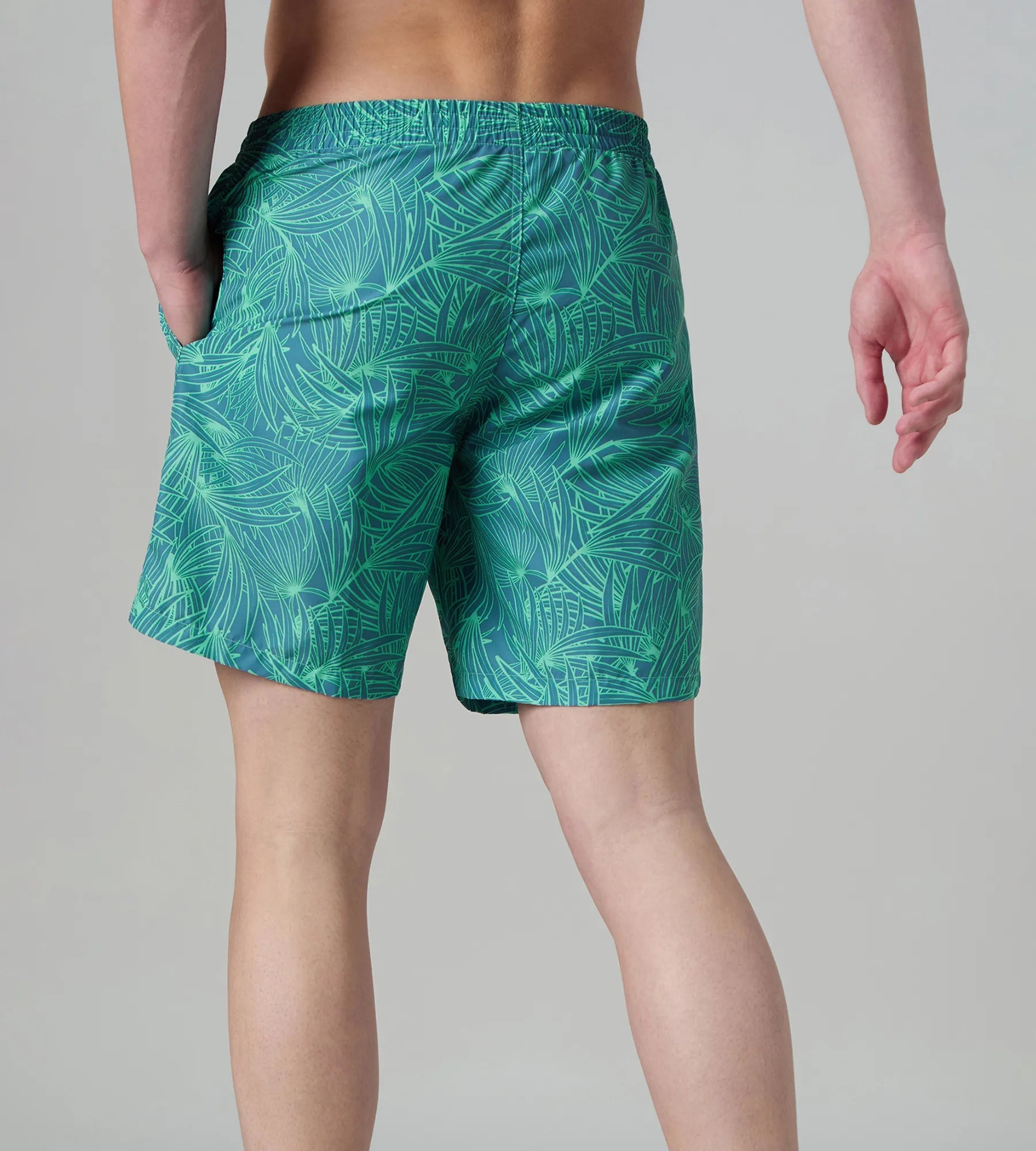 Speedo Men's 100% Polyester Essential Printed Watershorts With Side Pockets - Stellar & Turquoise - Watershorts | Speedo | InstaSport