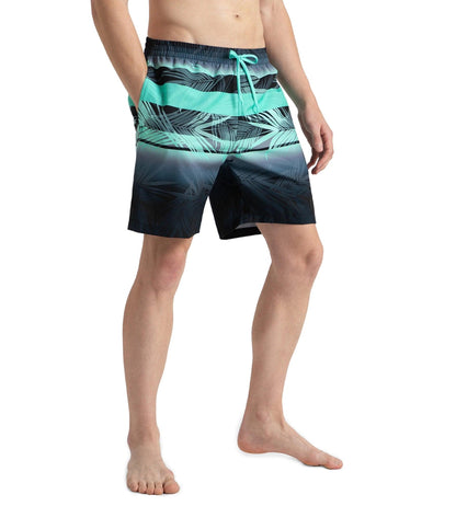Speedo Men's 4 Way Comfort Stretch Essential Printed Watershorts With Side Pockets - Antracite & Arctic Glass - Watershorts | Speedo | InstaSport