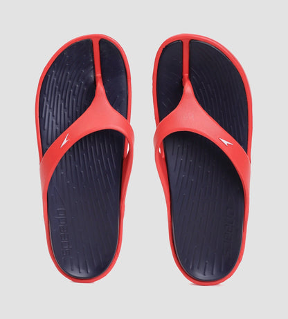 Speedo Men's Dual Colour Flip Flops - True Navy & Fed Red | Buy Dual Colour Flip Flops Online in India – InstaSport