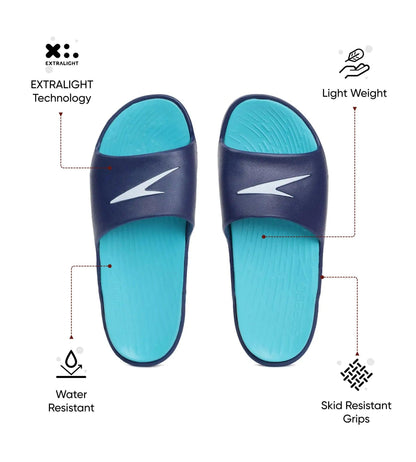 Speedo Men's Dual Colour Slides - Aquarium & Ammonite - Dual Colour Slides | Speedo | InstaSport