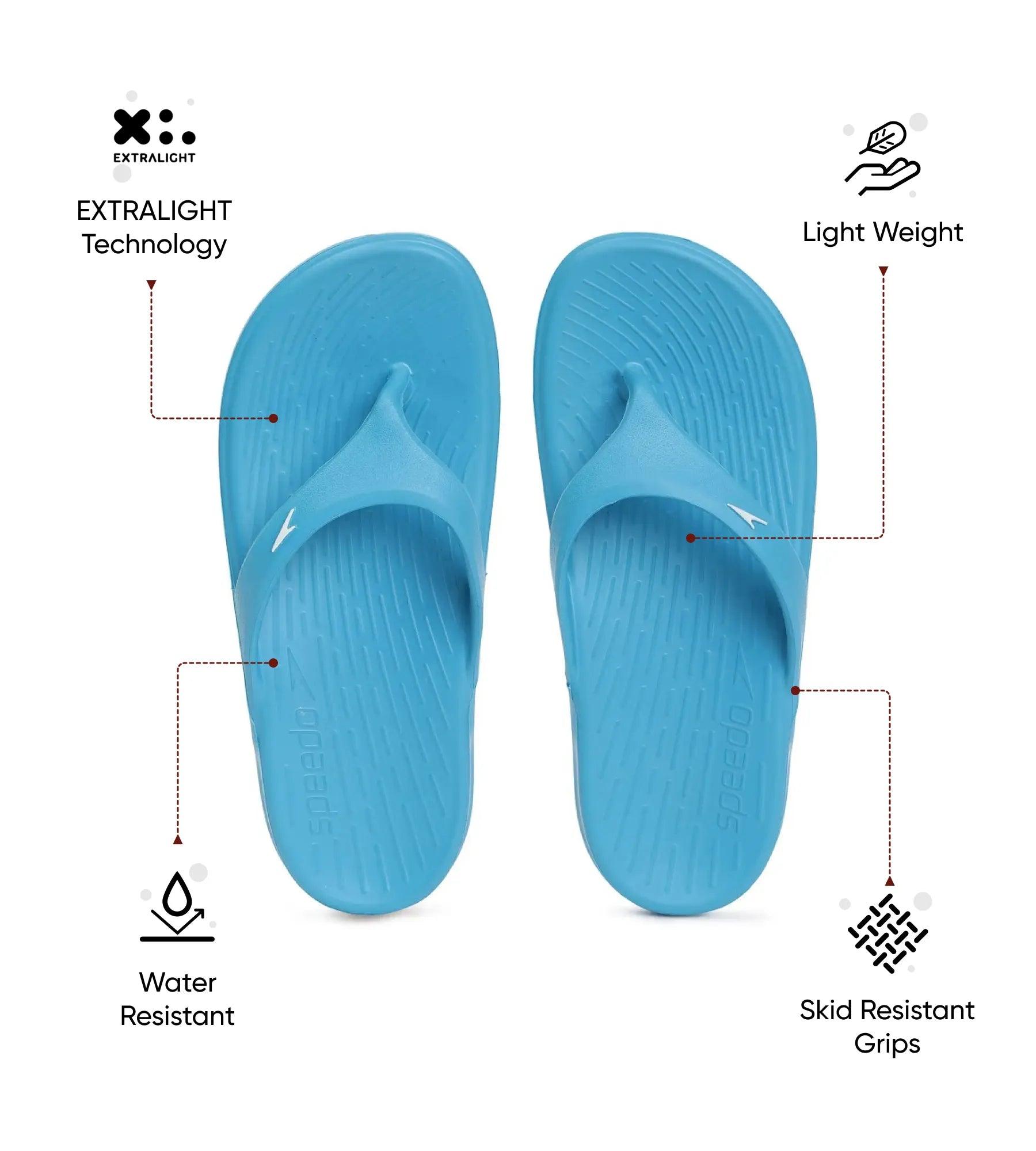 Speedo Unisex Junior's Single Colour Flip Flops For Boys and Girls - Bolt & White - Single Colour Flip Flops | Speedo | InstaSport