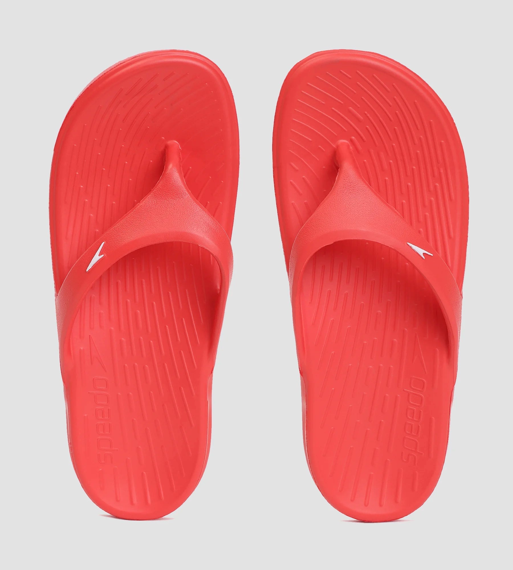 Speedo Unisex Junior's Single Colour Flip Flops For Boys and Girls - Fed Red & White | Buy Single Colour Flip Flops Online in India – InstaSport