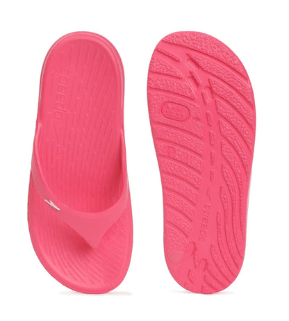 Speedo Unisex Junior's Single Colour Flip Flops For Boys and Girls - Raspberry Fill & White - Single Colour Flip Flops | Speedo | InstaSport