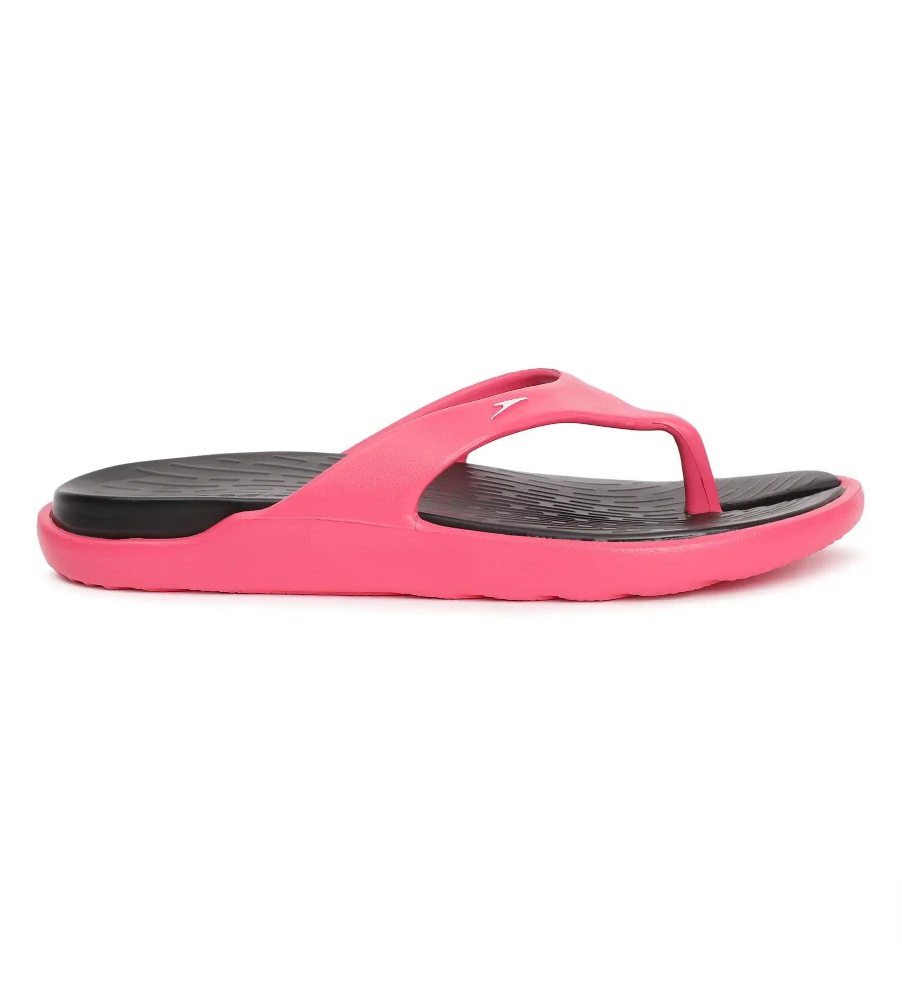 Speedo Women's Dual Colour Flip Flops - Black & Raspberry Fill - Dual Colour Flip Flops | Speedo | InstaSport