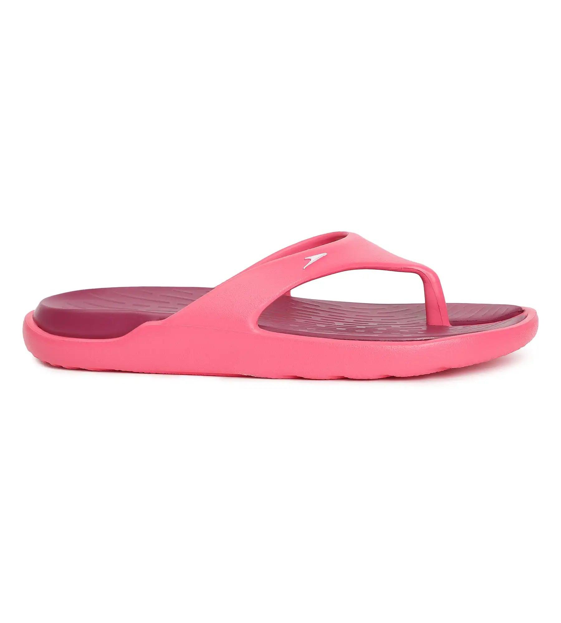 Speedo Women's Dual Colour Flip Flops - Deep Plum & Cinder Rose - Dual Colour Flip Flops | Speedo | InstaSport