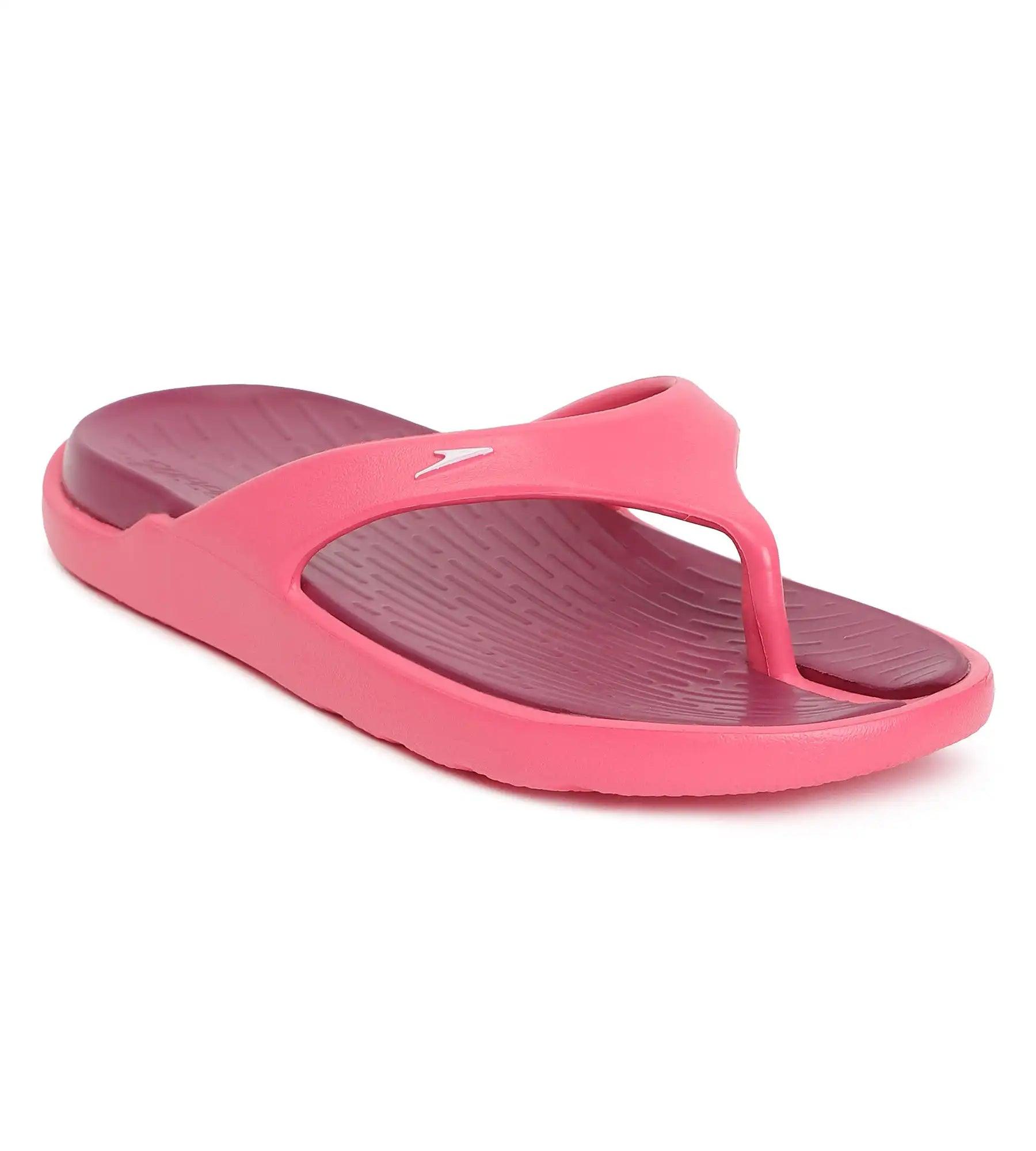 Speedo Women's Dual Colour Flip Flops - Deep Plum & Cinder Rose - Dual Colour Flip Flops | Speedo | InstaSport