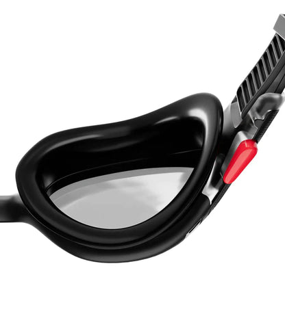 Speedo Unisex Adult Biofuse 2.0 Smoke - Lens Swim Goggles - Black & Smoke - InstaSport