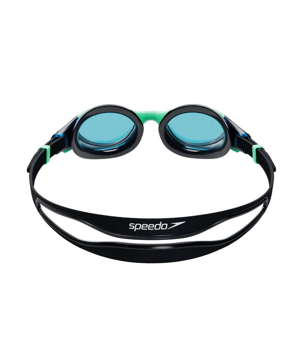 Speedo Unisex Adult Biofuse 2.0 Tint - Lens Swim Goggles - Green & Blue - InstaSport