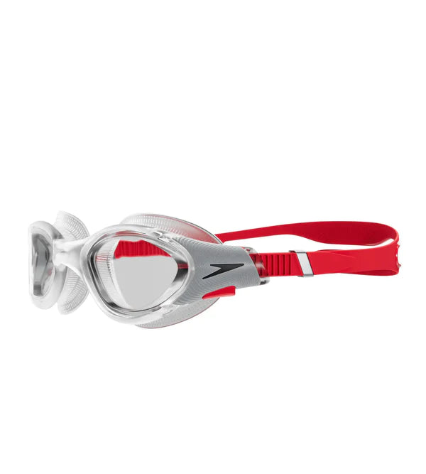 Speedo Unisex Adult Biofuse 2.0 Tint - Lens Swim Goggles - Tint & Red - InstaSport