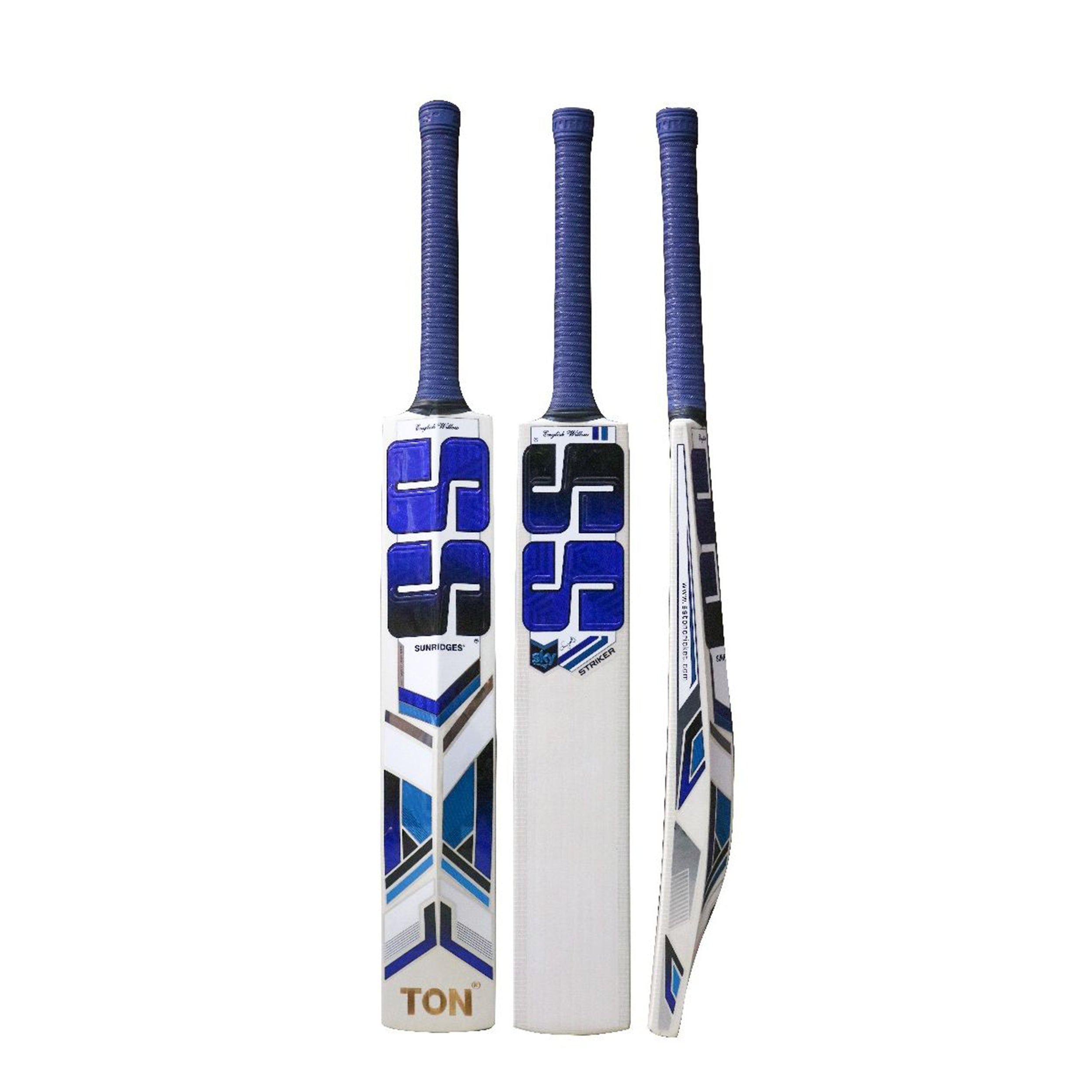 SS Sky Striker English Willow Cricket Bat SH - InstaSport