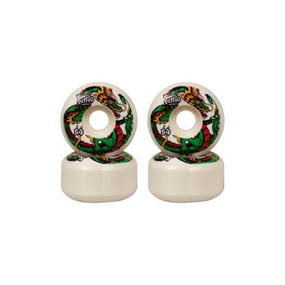 Tattoo Skateboard Wheels 54mm/ DRAGON - InstaSport