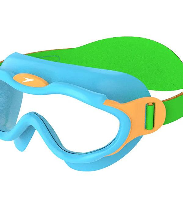 Speedo Unisex Sea Squad Mask Tint- Lens Goggles for Tot's (Blue/ Green) - InstaSport