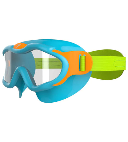 Speedo Unisex Sea Squad Mask Tint- Lens Goggles for Tot's (Blue/ Green) - InstaSport