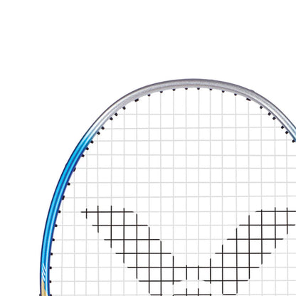 victor_Challenger_9500_Strung_Fullview_Badminton_Racket_Blue_Grommets_Instasport