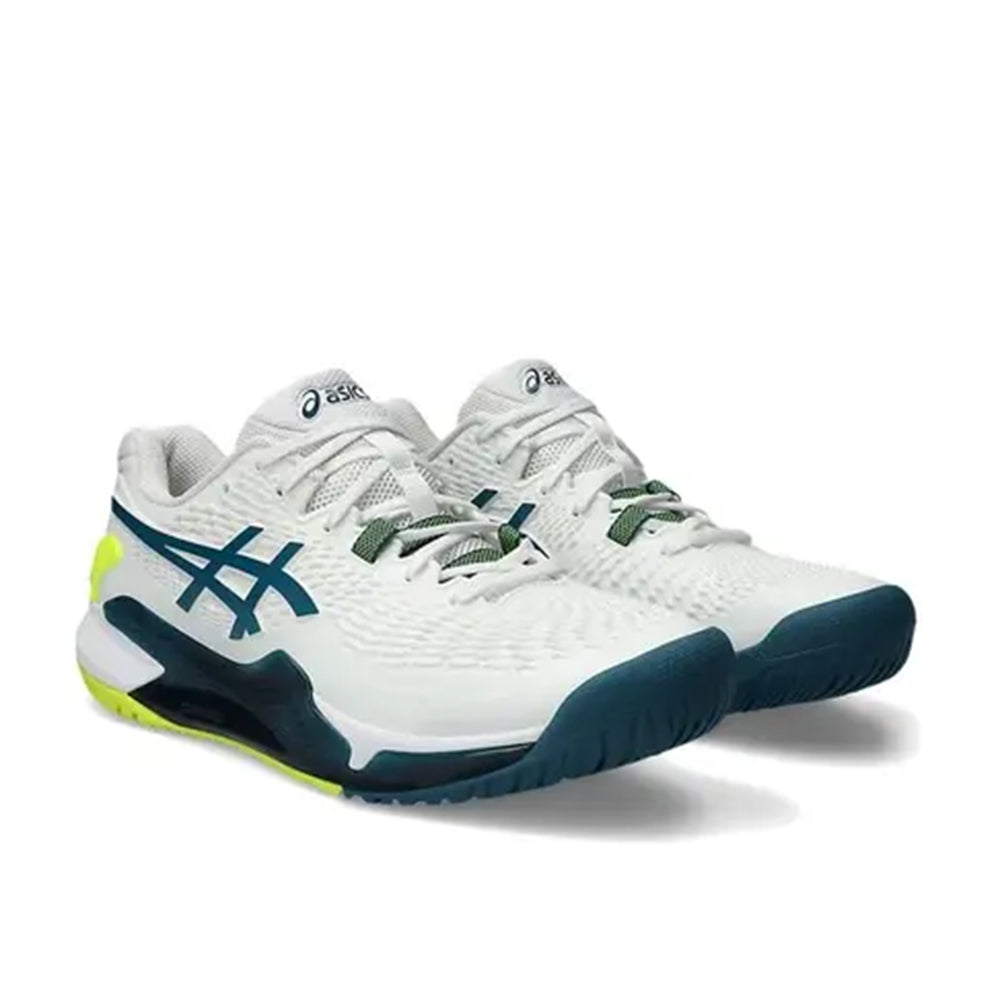 Asics Gel Resolution 9 Tennis Shoes (White) - InstaSport